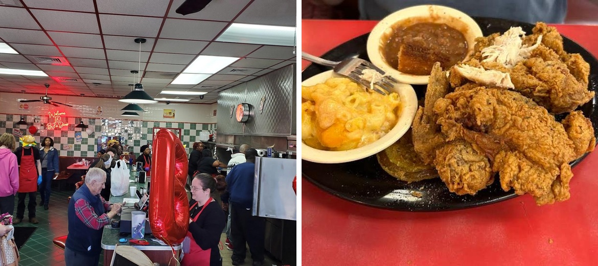 BJ's Diner Menu