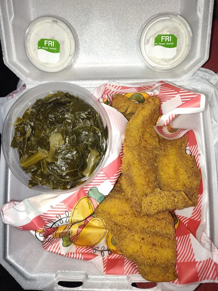 Flounder & Greens
