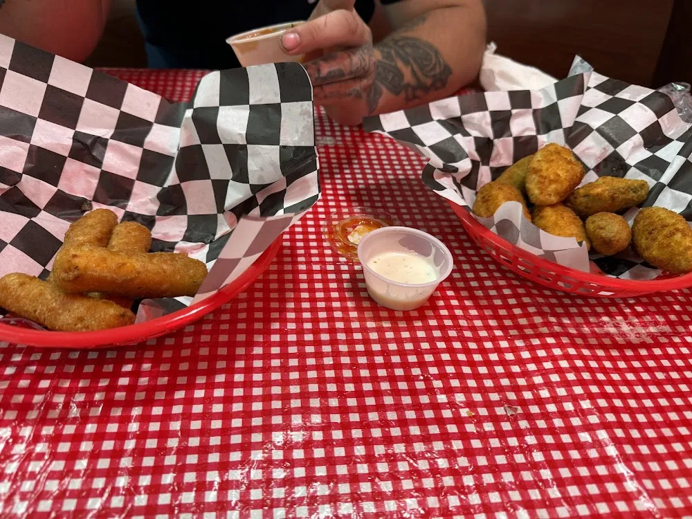 Jalapeño Poppers and Mozzarella Sticks